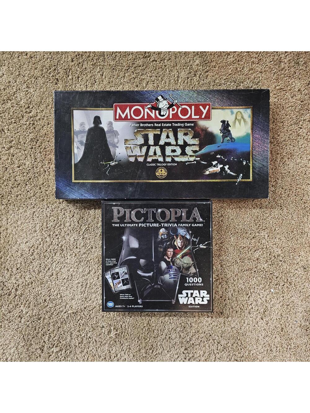 Star War Monopoly Collector's Ed + Star Wars Pictopia